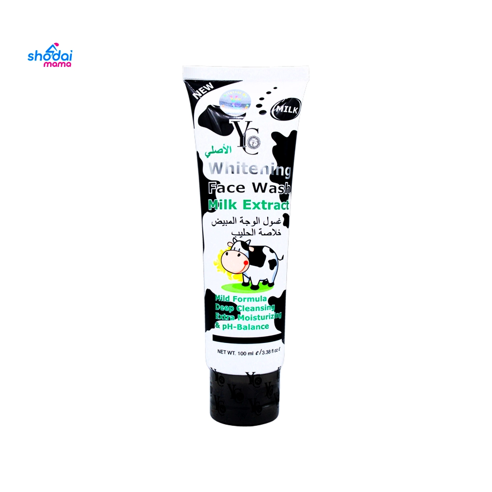 YC Whitening Face Wash Milk Extract 100ml